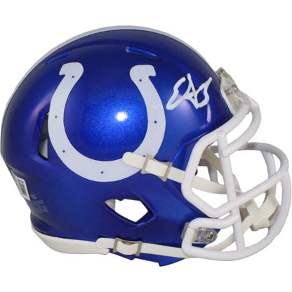 Edgerrin James Indianapolis Colts Flash Alternate Mini Helmet Beckett