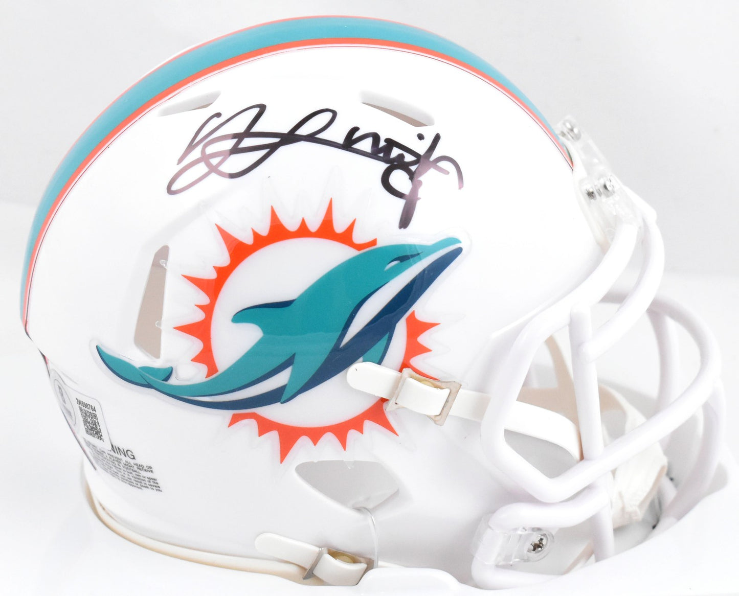 Jonnu Smith Autographed Miami Dolphins Mini Helmet
