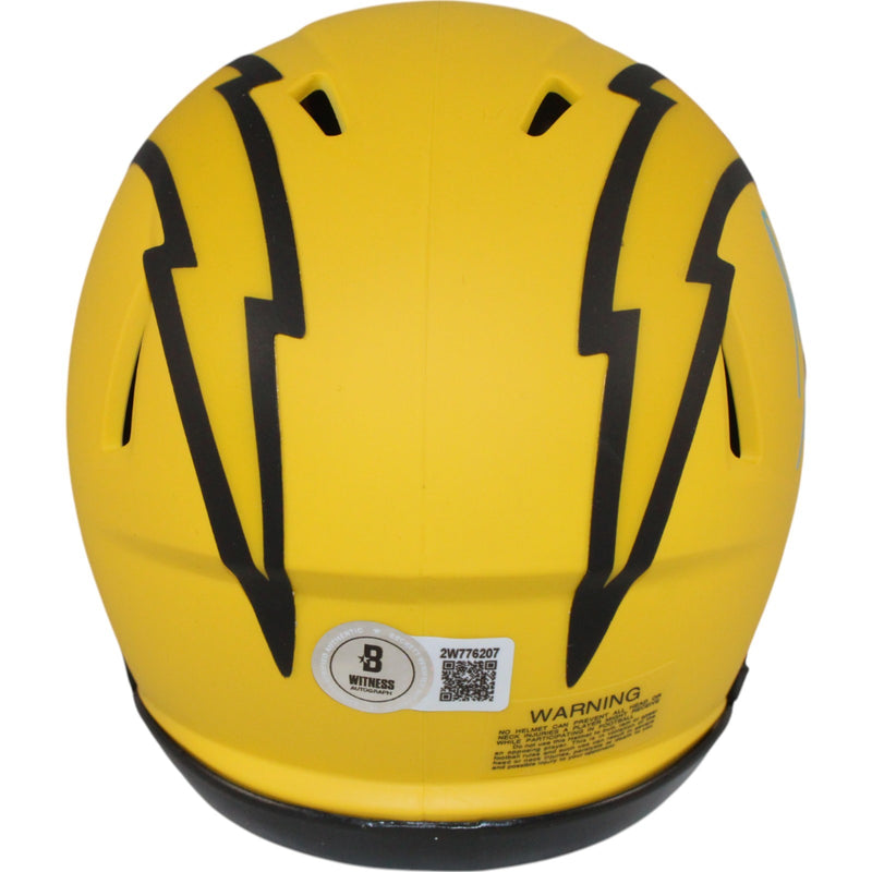Antonio Gates San Diego Chargers Signed Rave Mini Helmet HOF Inscription