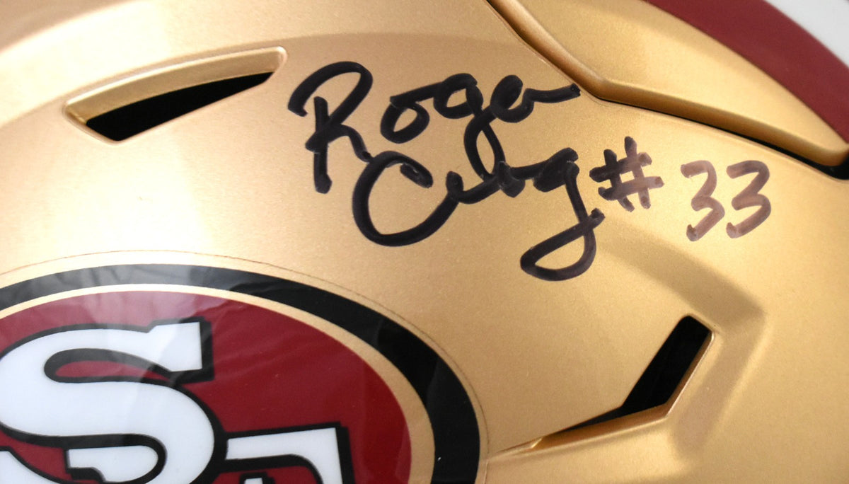 Roger Craig Signed San Francisco 49ers Mid-Size SpeedFlex Helmet