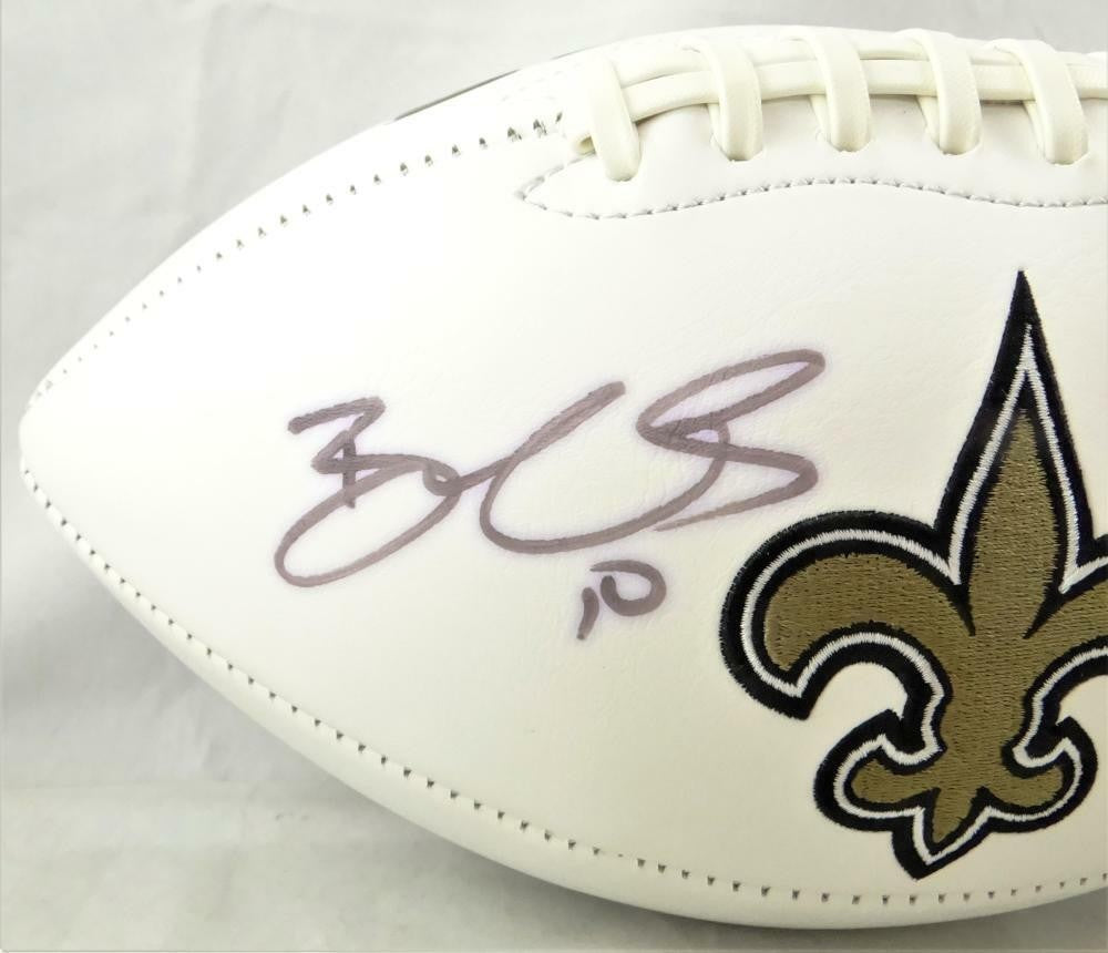 Brandin Cooks Signed New Orleans Saints Logo Football