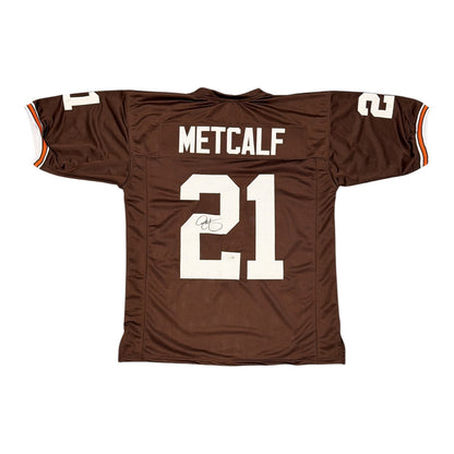 Eric Metcalf Signed Cleveland Browns Custom Jersey