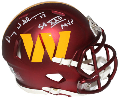 Doug Williams Autographed Washington Commanders Mini Helmet (Beckett)