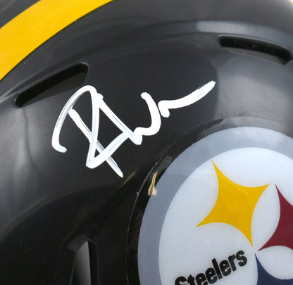 Roman Wilson Autographed Pittsburgh Steelers Speed Mini Helmet