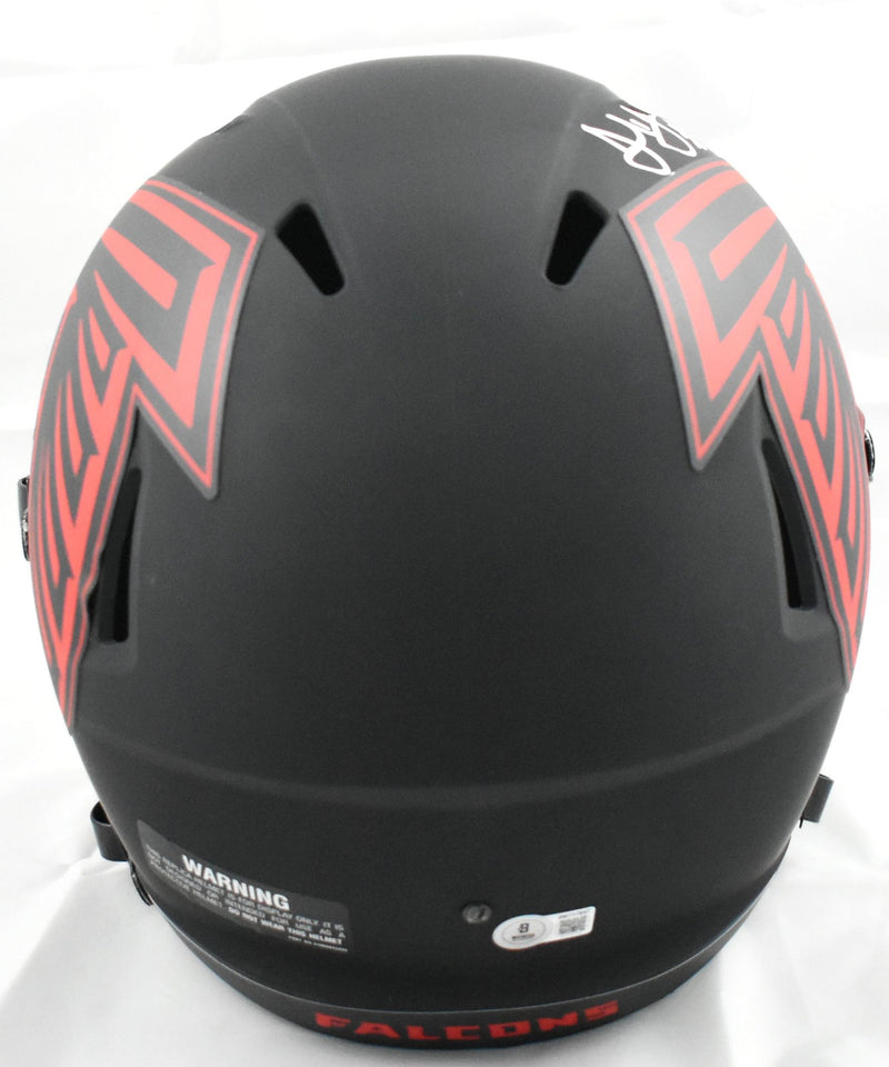 Julio Jones Signed Atlanta Falcons Full Size Eclipse Speed Helmet