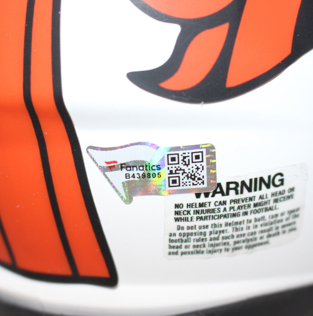 Russell Wilson Denver Broncos Autographed Lunar Mini Helmet