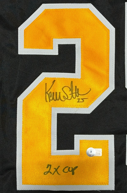 Kevin Stevens Signed Pittsburgh Penguins Custom Jersey