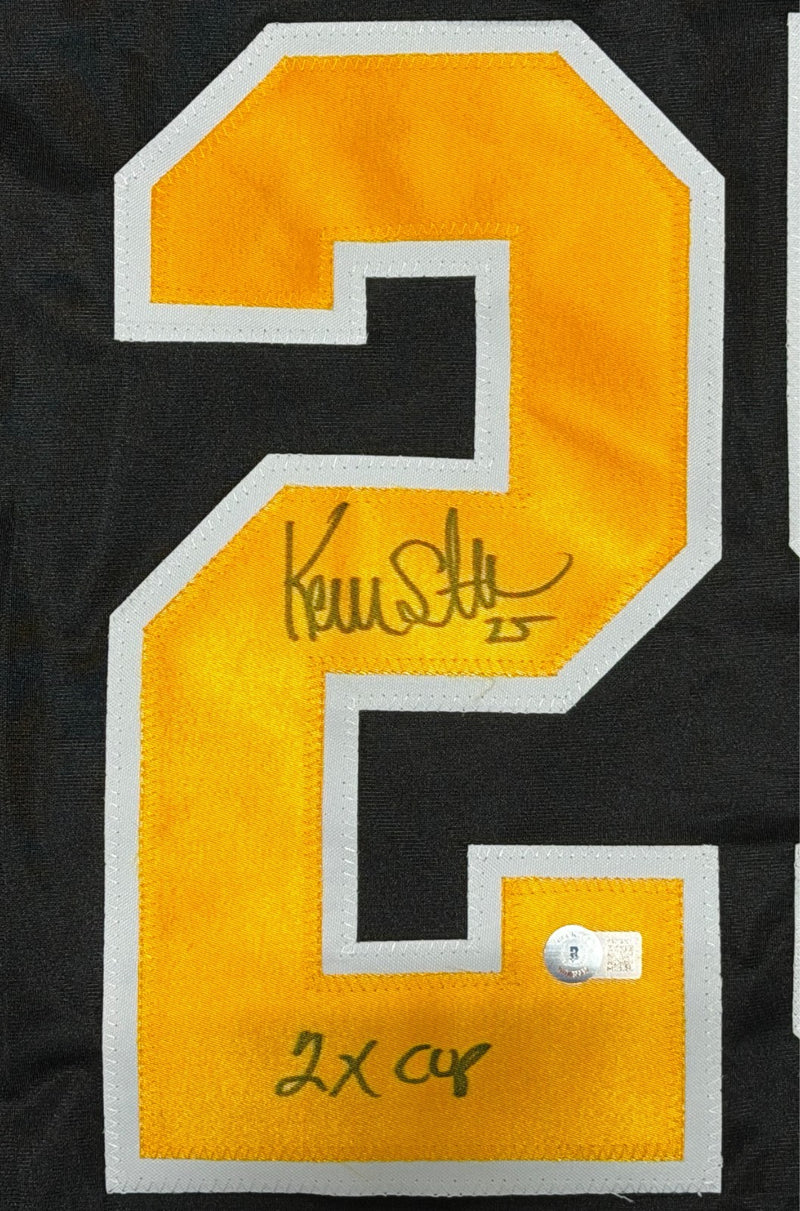 Kevin Stevens Signed Pittsburgh Penguins Custom Jersey