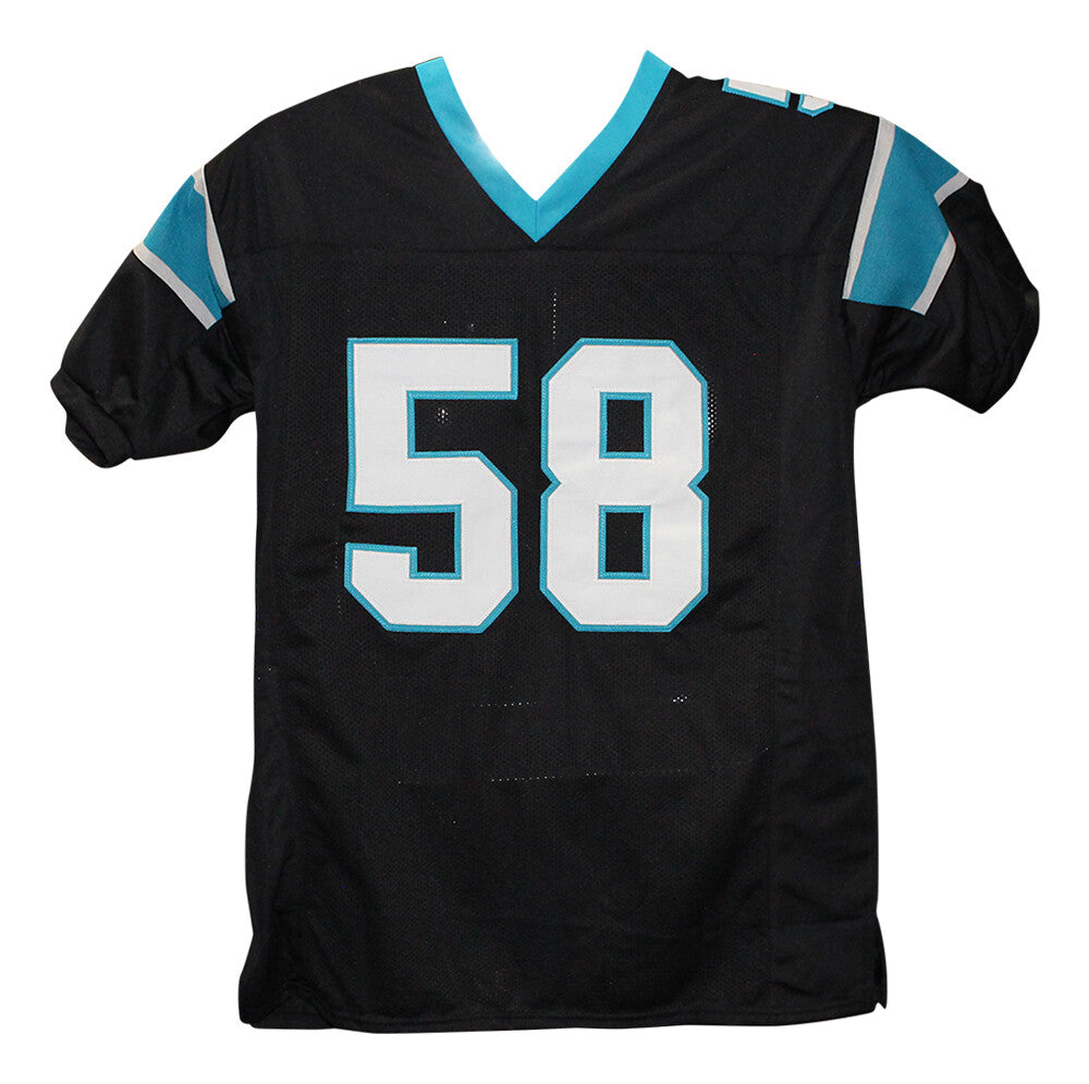 Thomas Davis Signed Carolina Panthers Custom Black Jersey