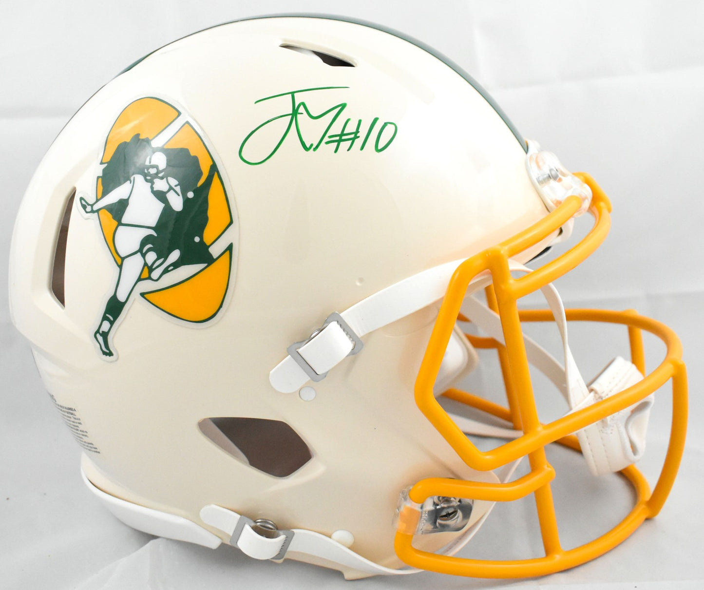 Jordan Love Signed Green Bay Packers Retro Speed Authentic Helmet