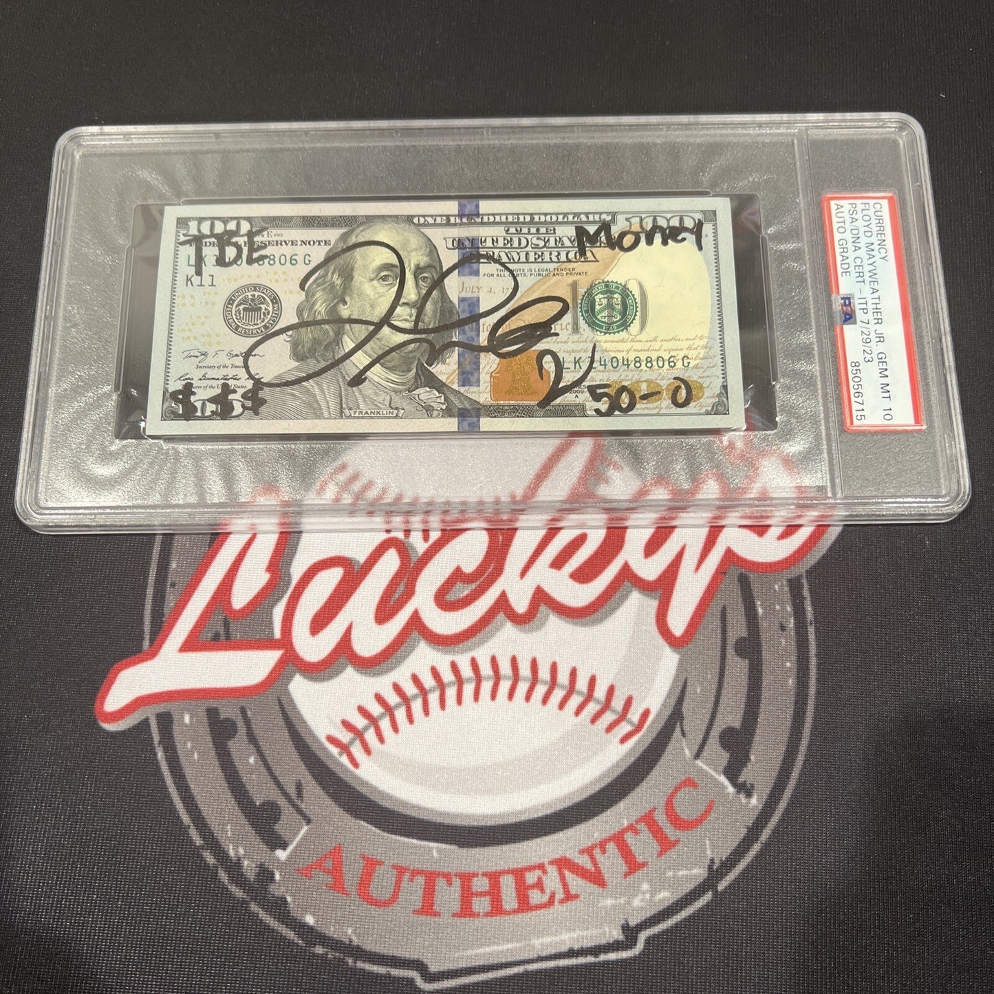 Floyd Mayweather Jr Signed $100 Bill with 4 Inscriptions PSA 10 Auto