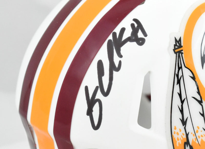 Gary Clark Signed Washington Redskins Flat White Mini Helmet