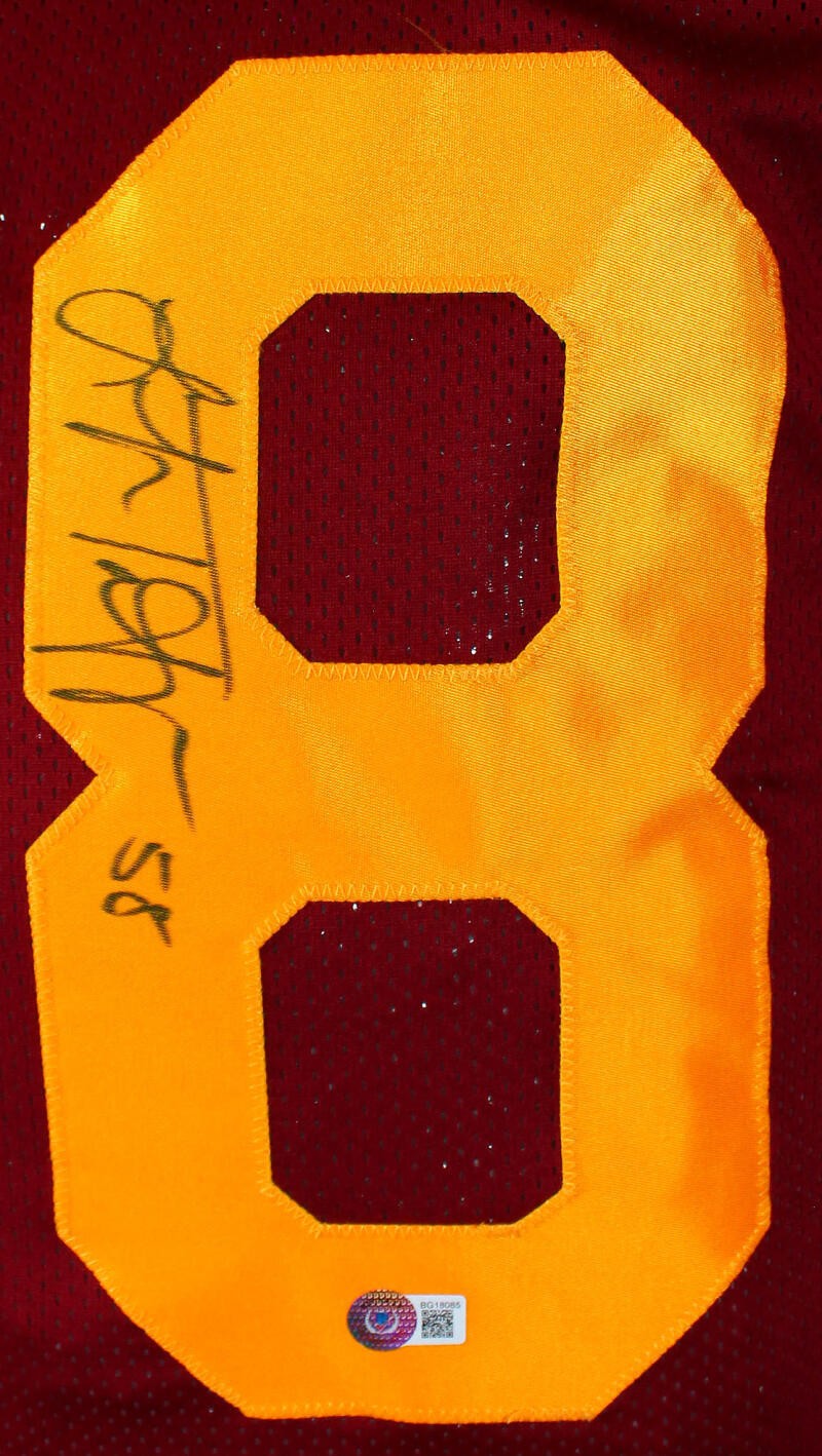 Lofa Tatupu Autographed Maroon Custom College Style Jersey