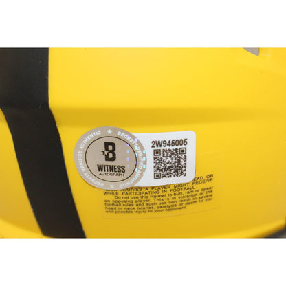 Troy Polamalu Pittsburgh Steelers Signed Rave Mini Helmet (HOF Inscription)