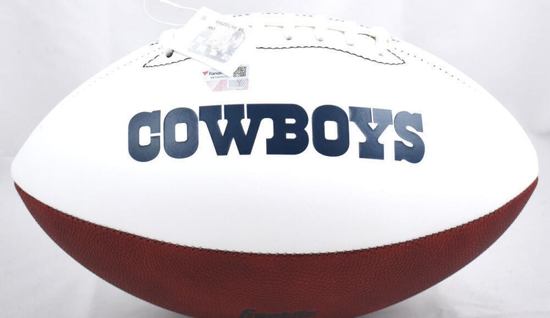 Micah Parsons Signed Dallas Cowboys Logo Football