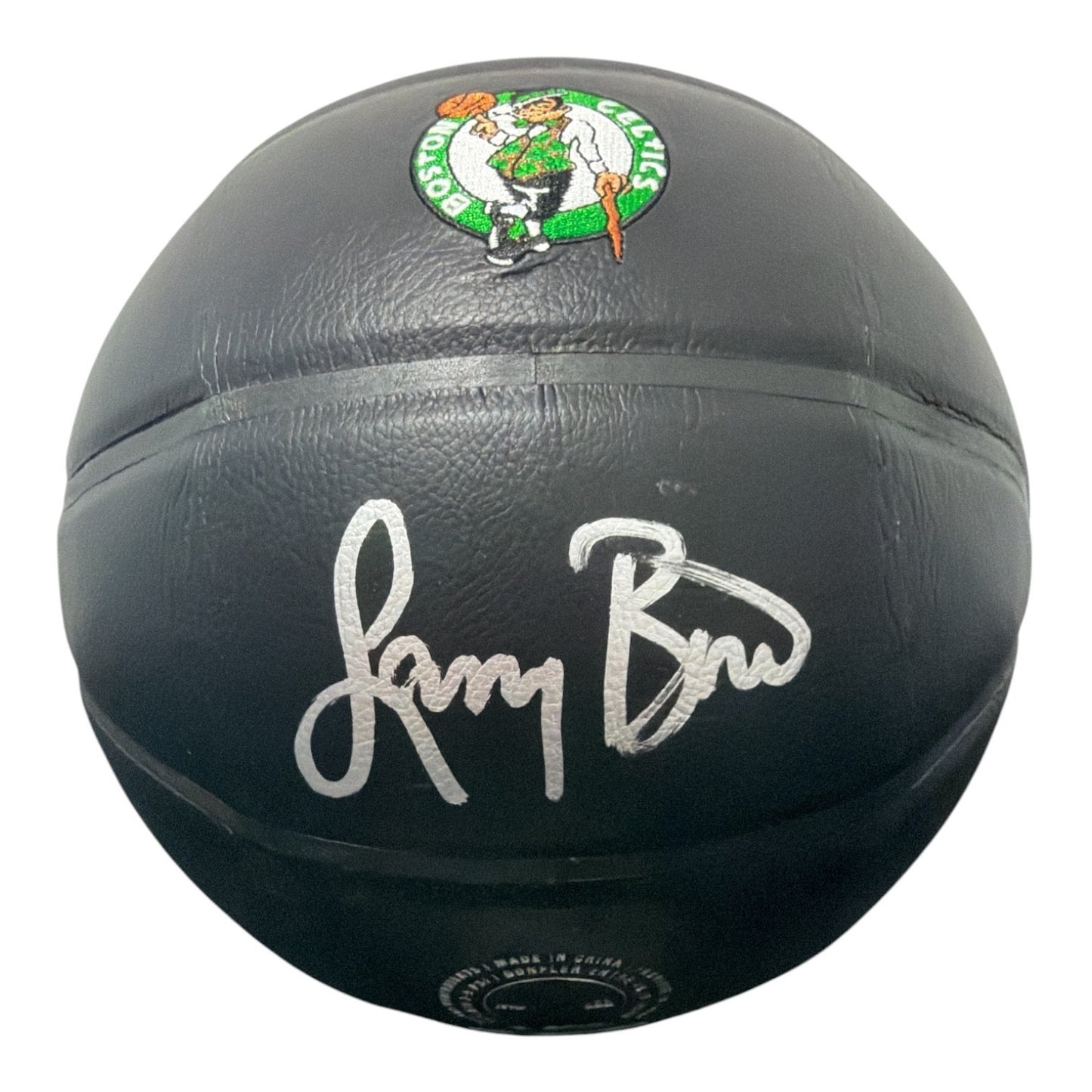 Larry Bird Autographed Boston Celtics Premier Black Basketball
