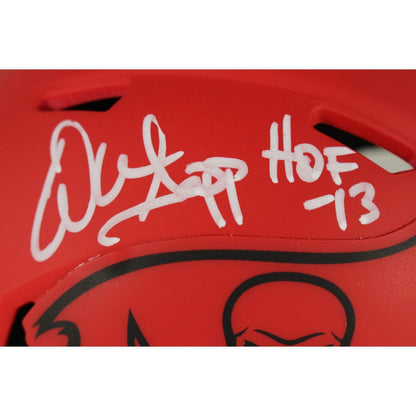 Warren Sapp Autographed Tampa Bay Buccaneers Rave Mini Helmet