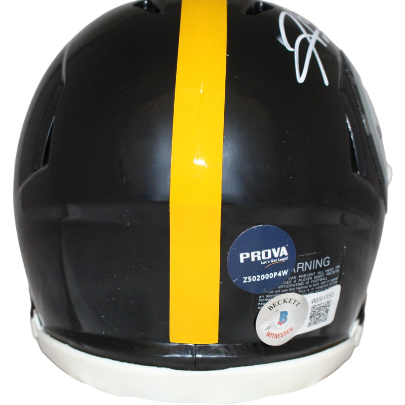 Hines Ward Signed Pittsburgh Steelers Riddell Speed Mini Helmet (Beckett)