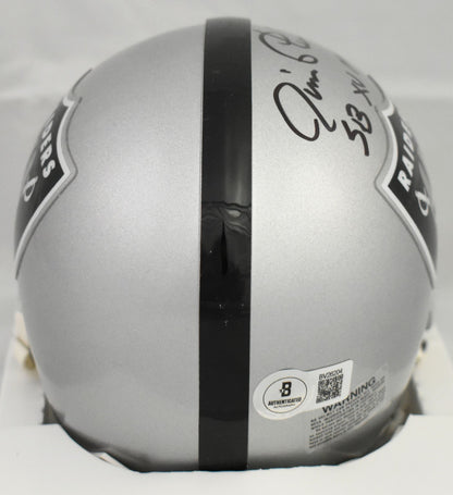 Jim Plunkett Signed Las Vegas Raiders Mini Helmet with SB MVP Inscription