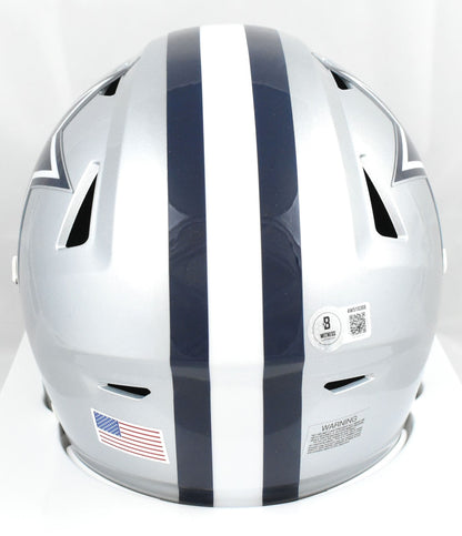 Roger Staubach Signed Dallas Cowboys Mid-Size SpeedFlex Helmet