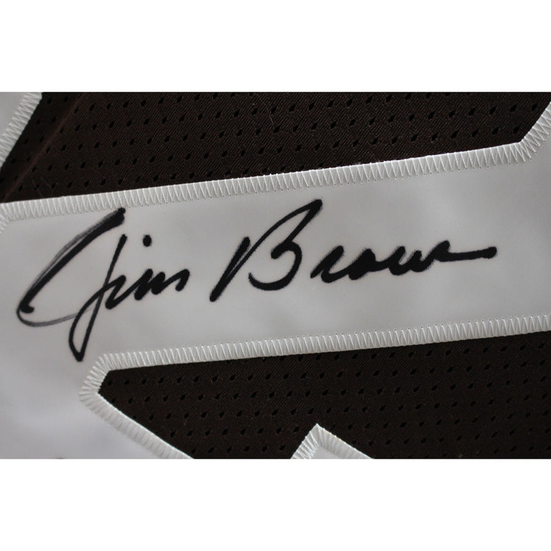 Jim Brown Signed Cleveland Browns Players of the Century Jersey (HOF)