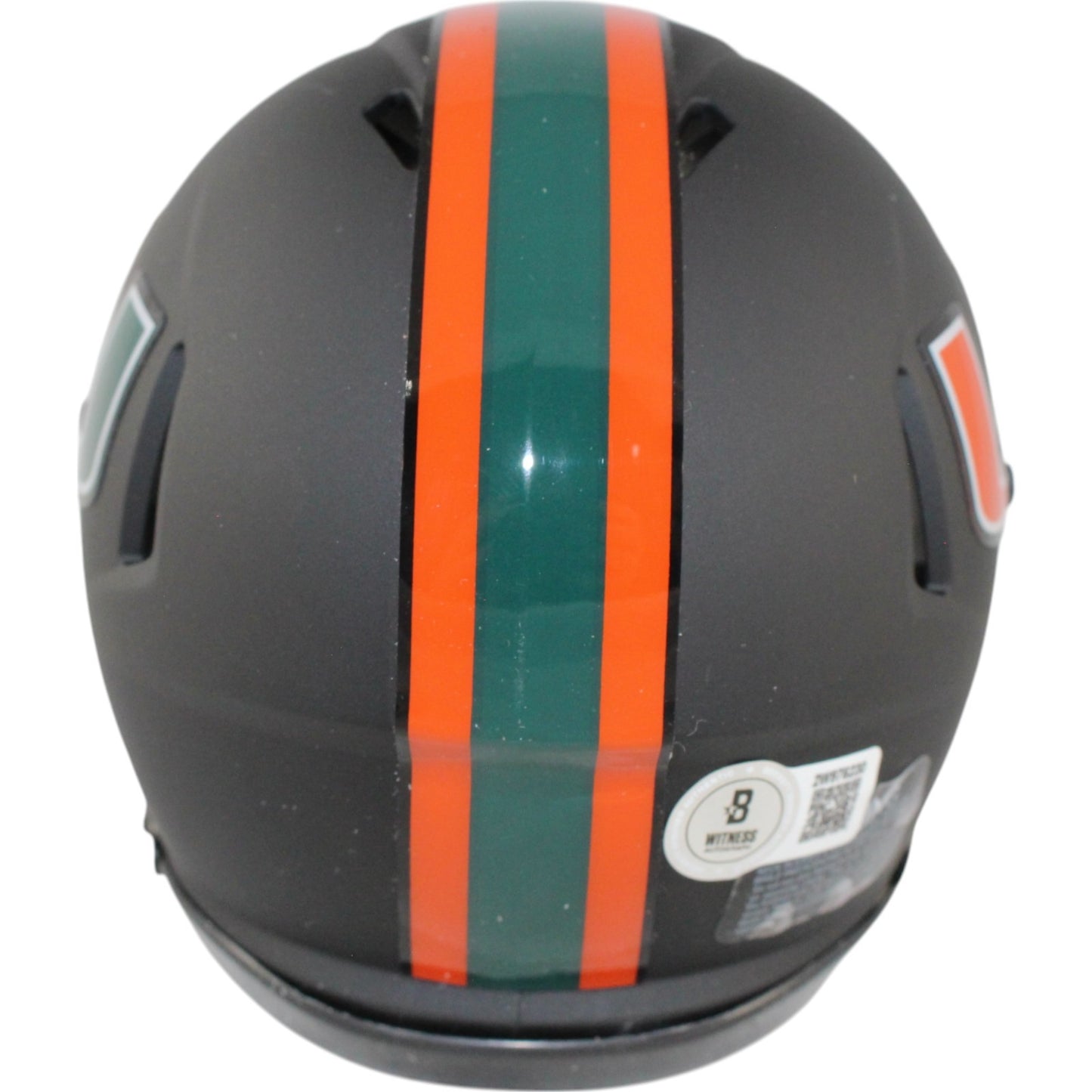 Jimmy Johnson Autographed Miami Hurricanes Miami Nights Mini Helmet