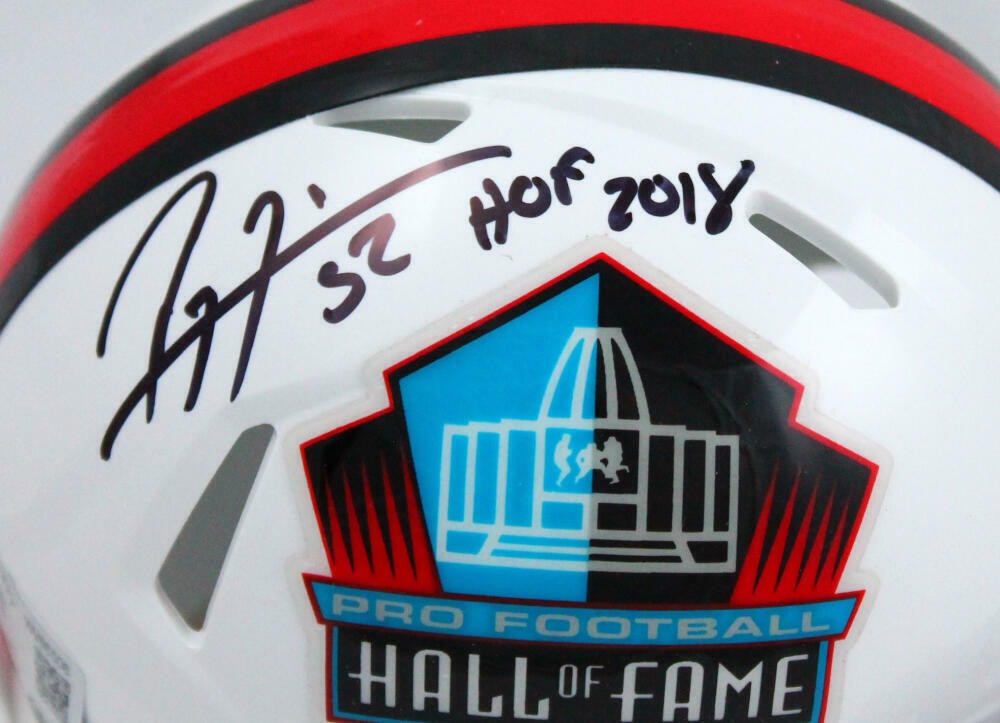 Ray Lewis Signed Baltimore Ravens Hall of Fame Speed Mini Helmet