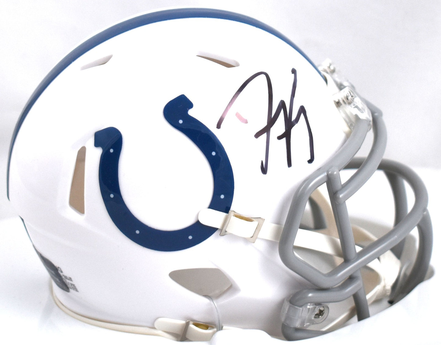 Dwight Freeney Signed Indianapolis Colts Black Speed Mini Helmet