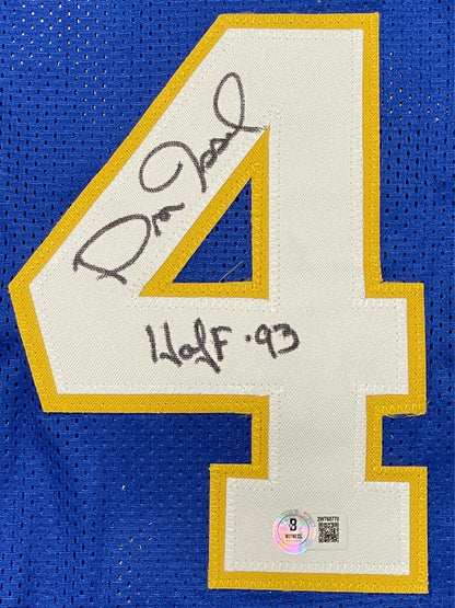 Dan Issel Signed Denver Nuggets Custom Jersey (HOF 93) Beckett BAS