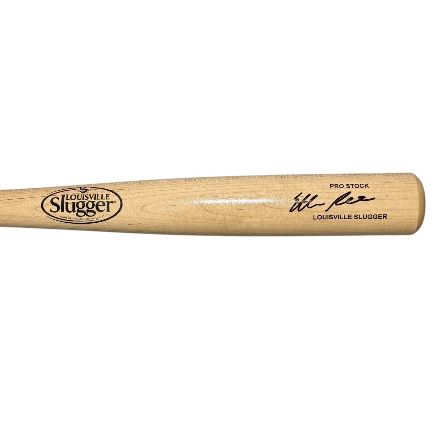 Ethan Petry Autographed Natural Louisville Slugger Baseball Bat JSA Witness