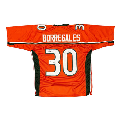 Andres Borregales Signed Miami Hurricanes Custom Jersey - The U!