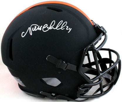 Nick Chubb Autographed Cleveland Browns Full Size Eclipse Helmet