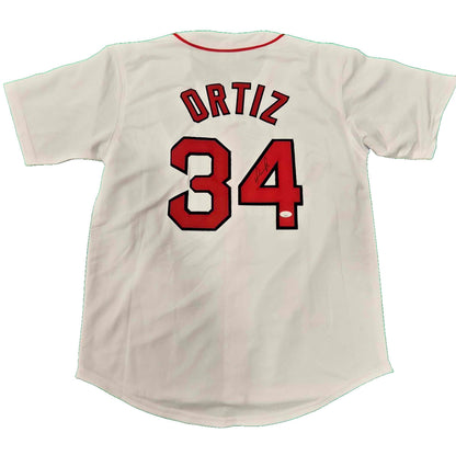 David Ortiz Autographed Boston Red Sox Custom Jersey