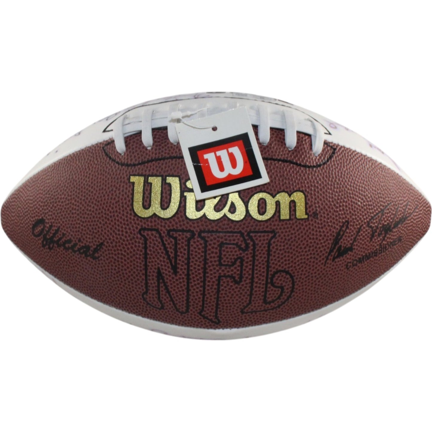 1977 Denver Broncos Team Signed Multi-Signature Football (15 Sigs)