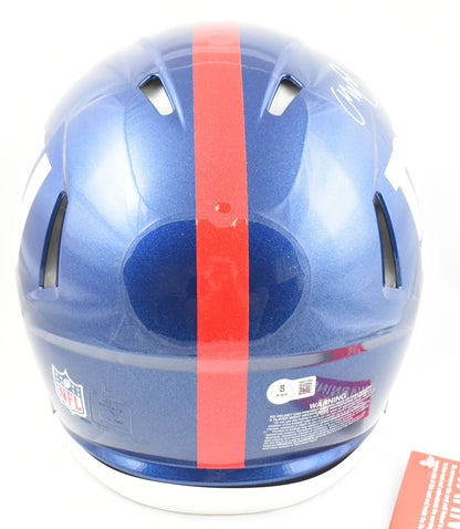 Abdul Carter Signed New York Giants Full Size Speed Authentic Helmet