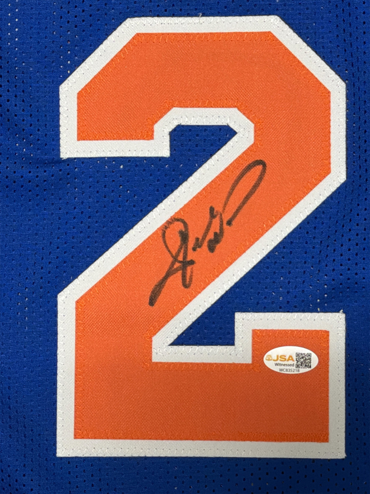 Gerald Wilkins New York Knicks Custom Jersey