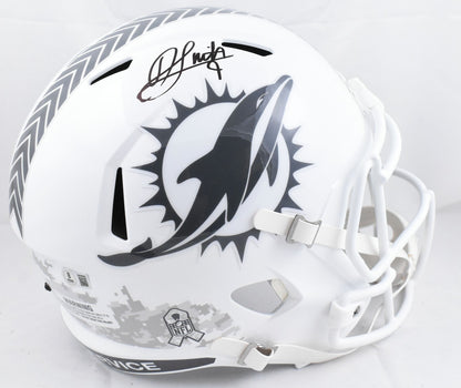 Jonnu Smith Signed Miami Dolphins 2024 Salute to Service Full Size Helmet