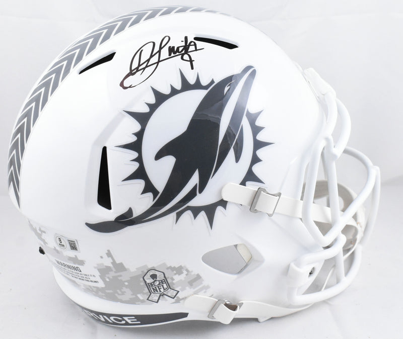 Jonnu Smith Signed Miami Dolphins 2024 Salute to Service Full Size Helmet