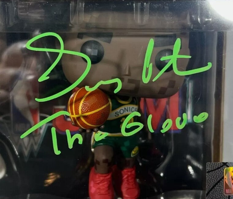 Gary Payton & Shawn Kemp Signed NBA JAM Funko Pop (Beckett COA)