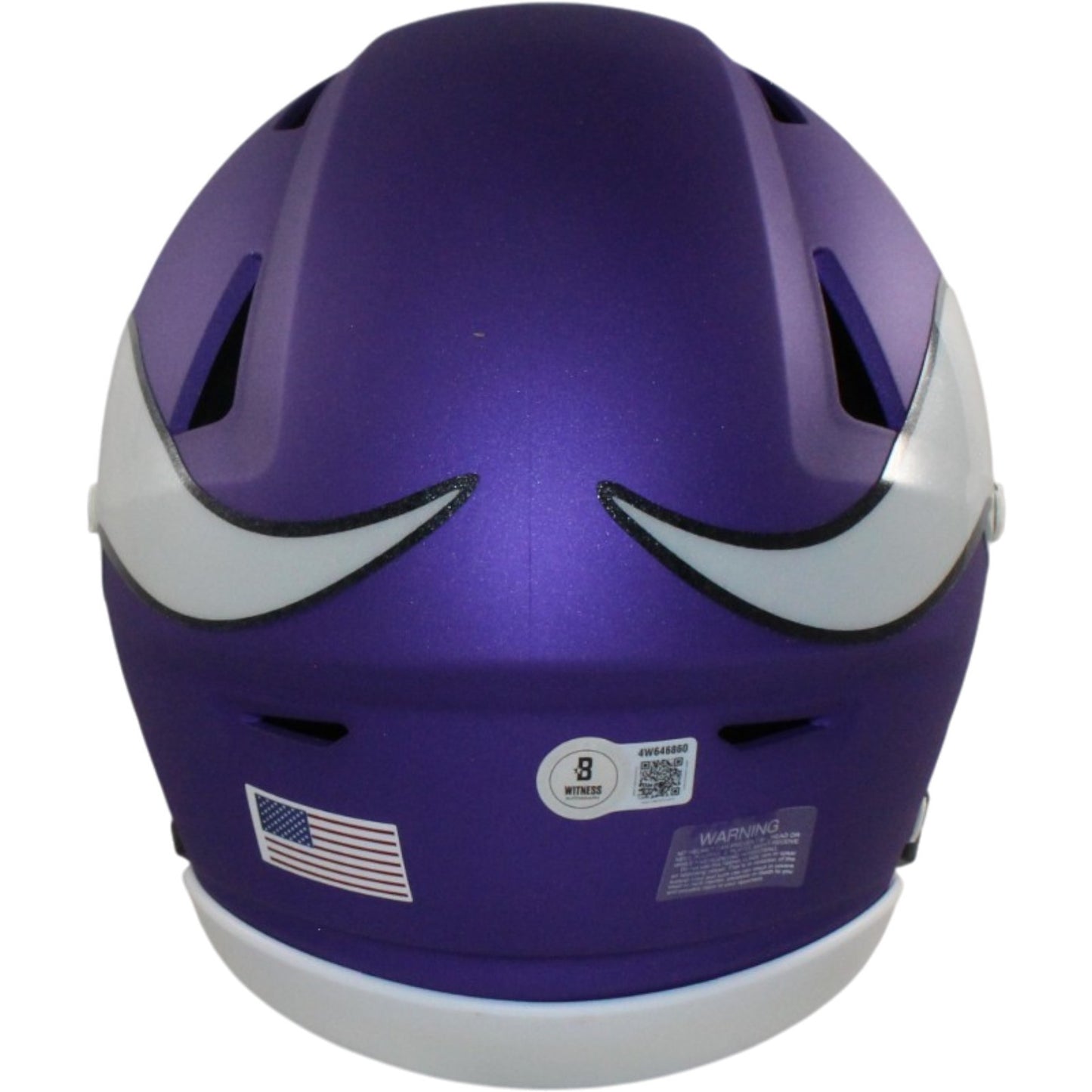 Justin Jefferson Minnesota Vikings Autographed Mid-Size Midi Helmet