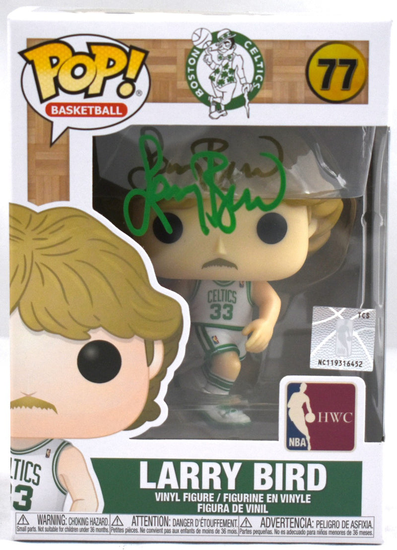 Larry Bird Autographed Boston Celtics Funko Pop #77