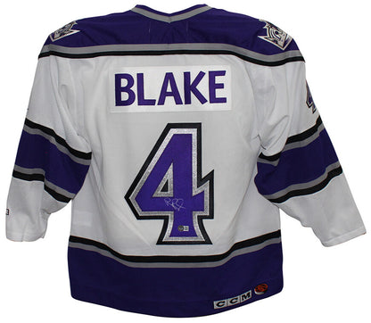 Rob Blake Autographed Los Angeles Kings White Replica Jersey