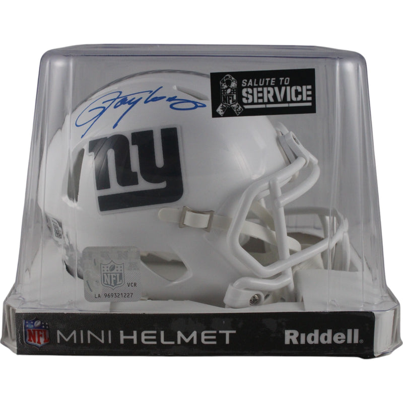 Lawrence Taylor Signed New York Giants 2024 Salute to Service Mini Helmet