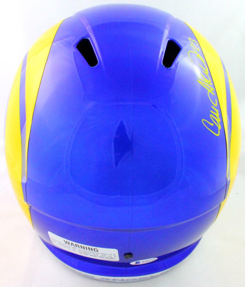 Cam Akers Autographed Los Angeles Rams Full Size Speed Replica Helmet