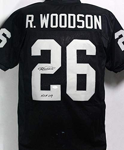 Rod Woodson Autographed Pittsburgh Steelers Style Black Jersey (HOF)