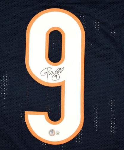 Robbie Gould Autographed Chicago Bears Custom Blue Jersey