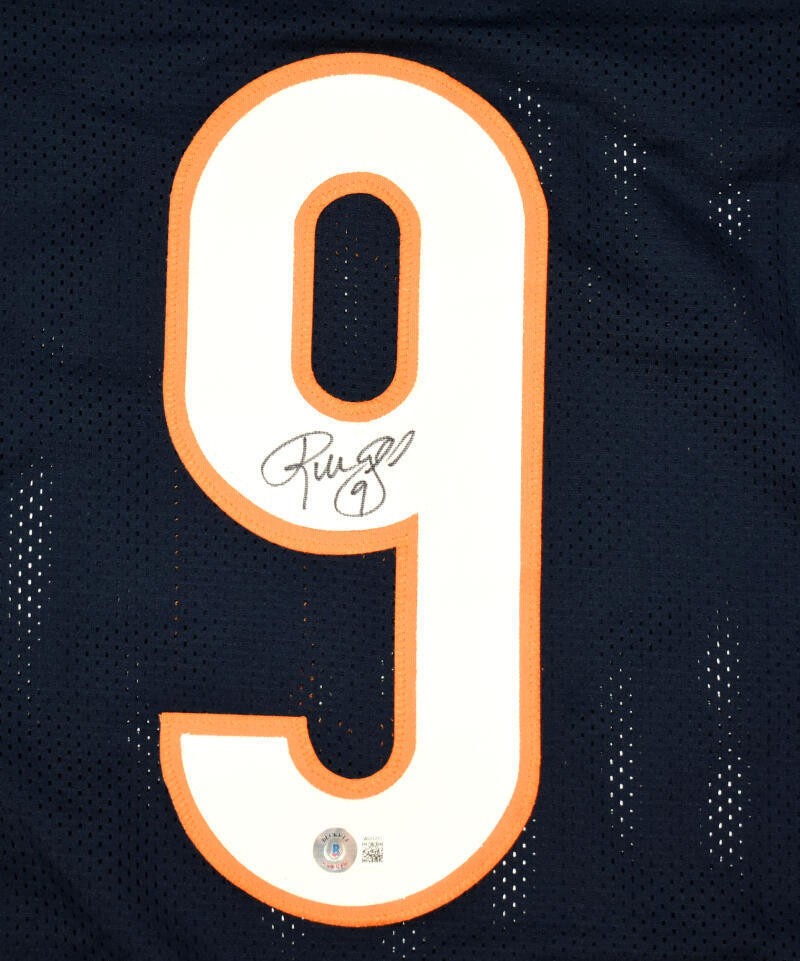 Robbie Gould Autographed Chicago Bears Custom Blue Jersey
