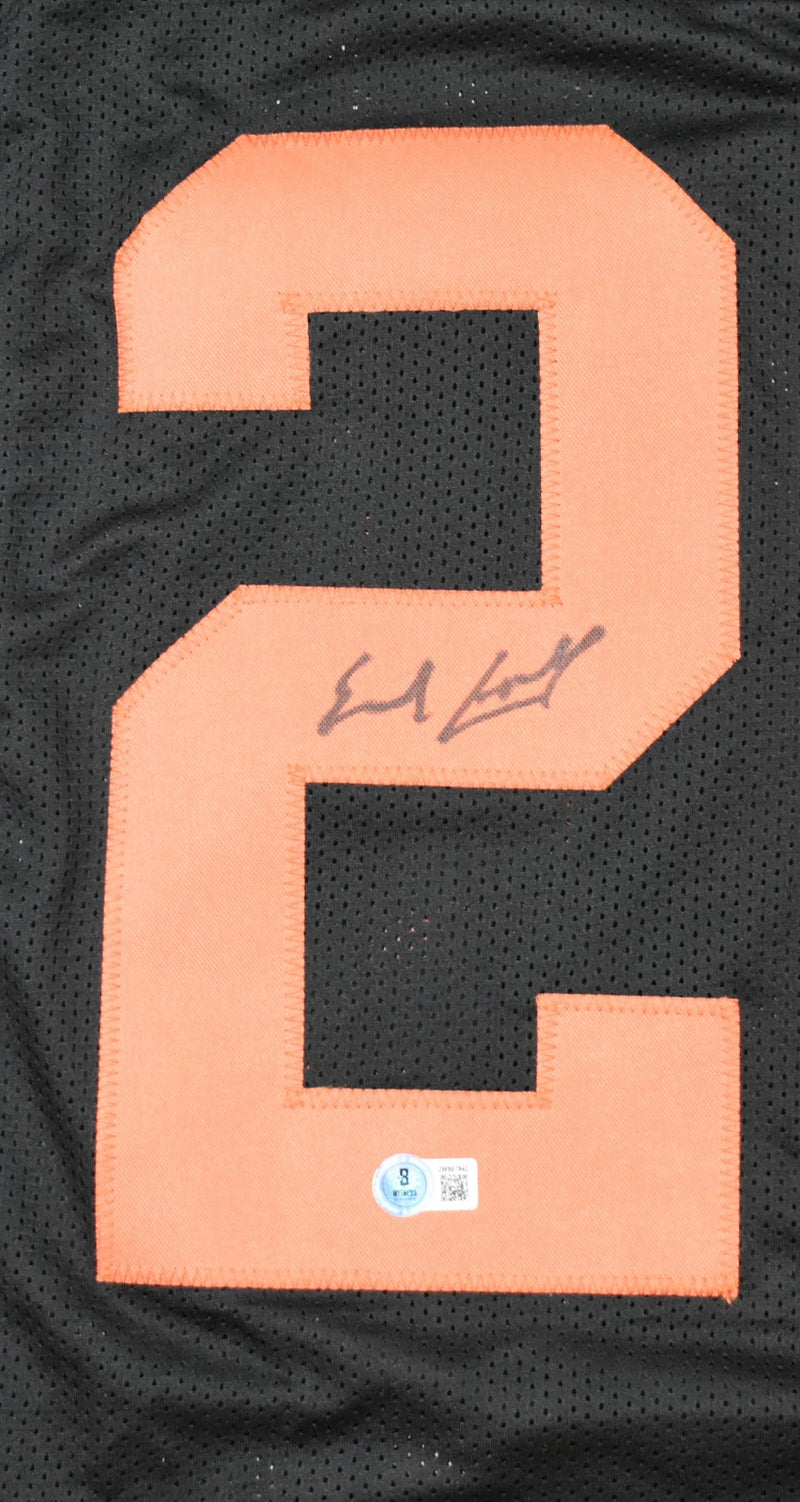 Earl Campbell Autographed Black Custom College Style Jersey