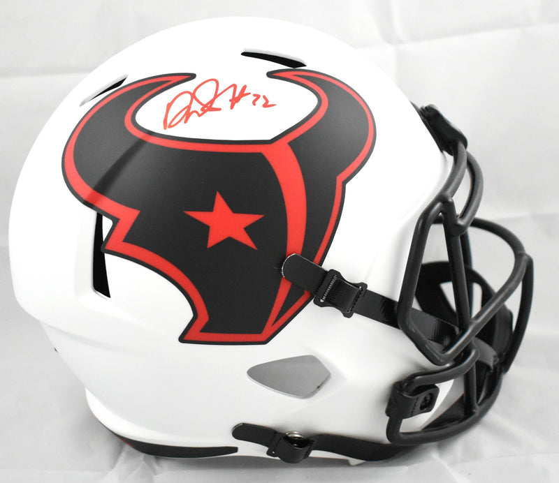David Montgomery Autographed Houston Texans Lunar Speed Full Size Helmet