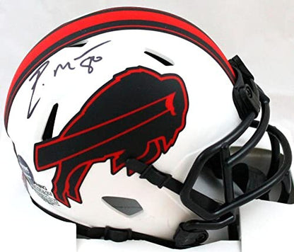Eric Moulds Signed Buffalo Bills Lunar Speed Mini Helmet